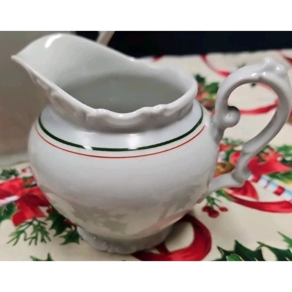Tea‎ Set, 6 Small Coffee Cups, 6 Saucers, Cream and Sugar and Teapot, Kahla 166